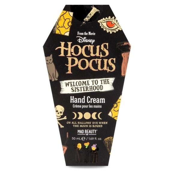 Disney Hocus Pocus Mad Beauty Hand Cream Inside Coffin Box BRAND NEW - Picture 1 of 2
